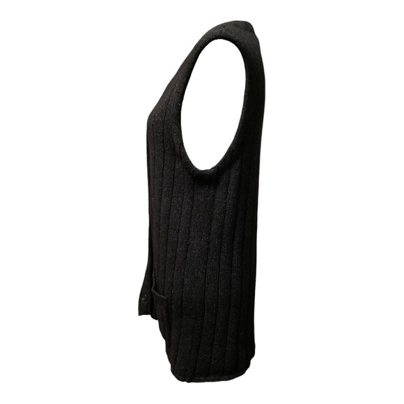Calvin Klein x Bergdorf Goodman Lambswool Blend Ladies Sweater Vest Size M - Picture 3 of 7